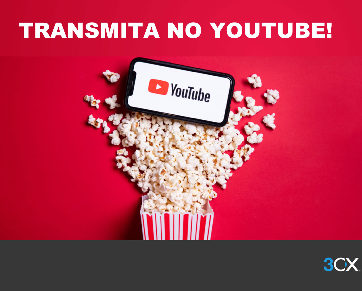 Transmita videoconferências do 3CX no YouTube