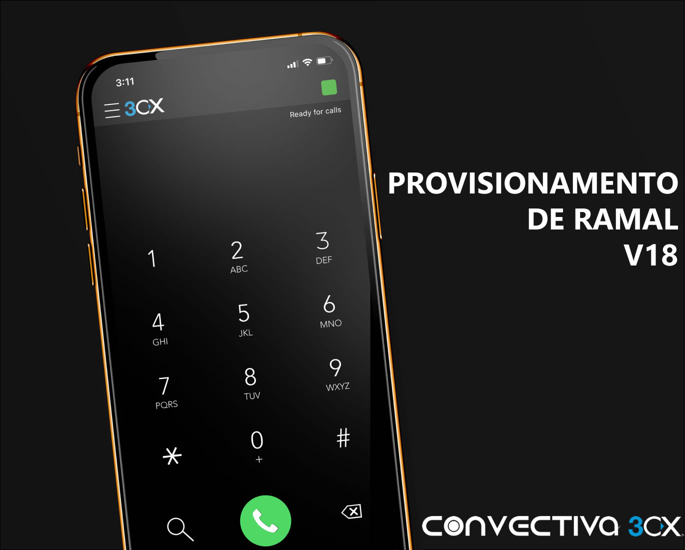 3CX - Provisionamento de ramais V18